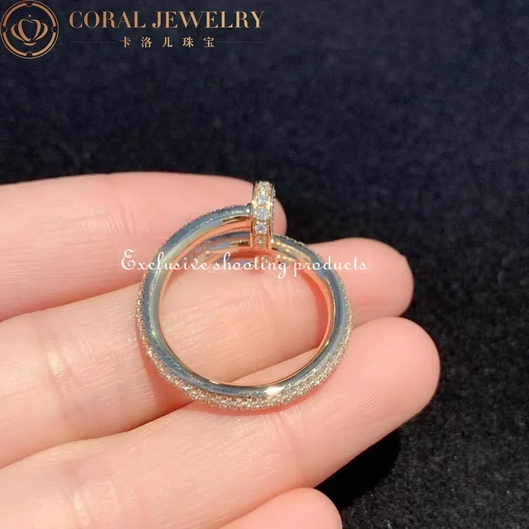 Cartier Juste un Clou Ring N4748600 Rose Gold Diamonds 3