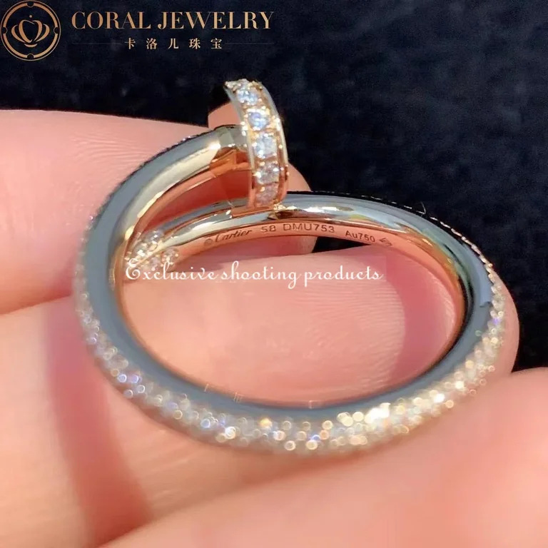 Cartier Juste un Clou Ring N4748600 Rose Gold Diamonds 2