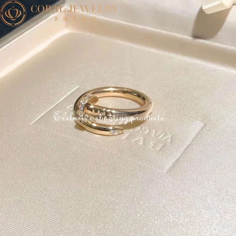 Cartier Juste un Clou Ring B4216900 Yellow Gold Diamonds 6