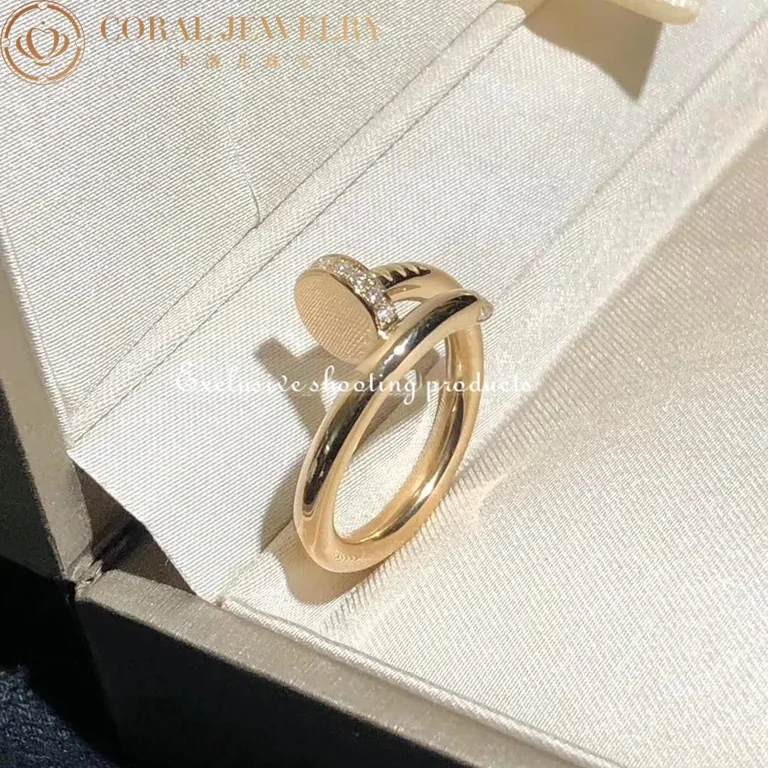 Cartier Juste un Clou Ring B4216900 Yellow Gold Diamonds 5