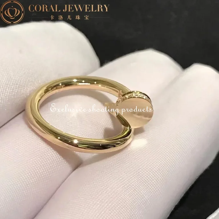 Cartier Juste un Clou Ring B4216900 Yellow Gold Diamonds 3