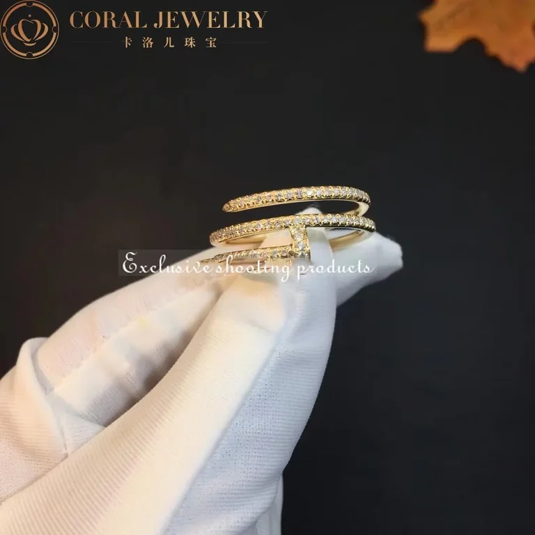 Cartier Juste un Clou B4211900 Ring Yellow Gold Diamonds 6