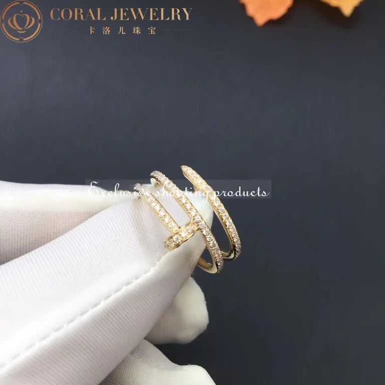 Cartier Juste un Clou B4211900 Ring Yellow Gold Diamonds 5