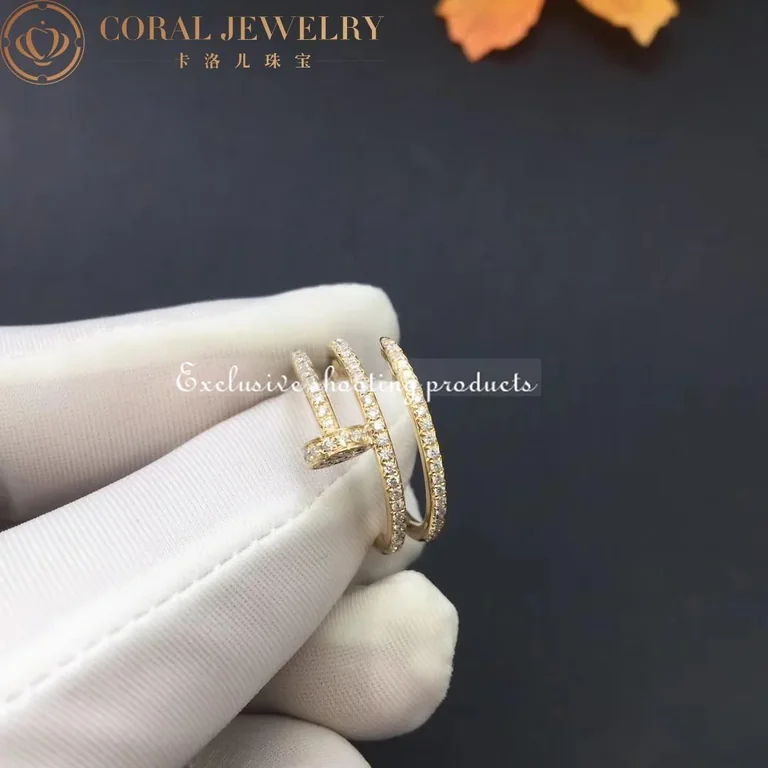 Cartier Juste un Clou B4211900 Ring Yellow Gold Diamonds 4