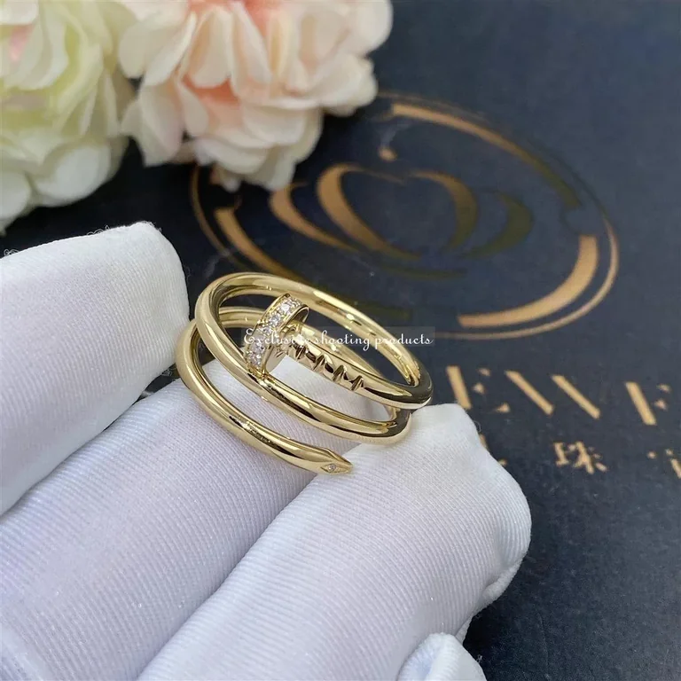 Cartier Juste un Clou B4211800 Ring Yellow Gold Diamonds 6