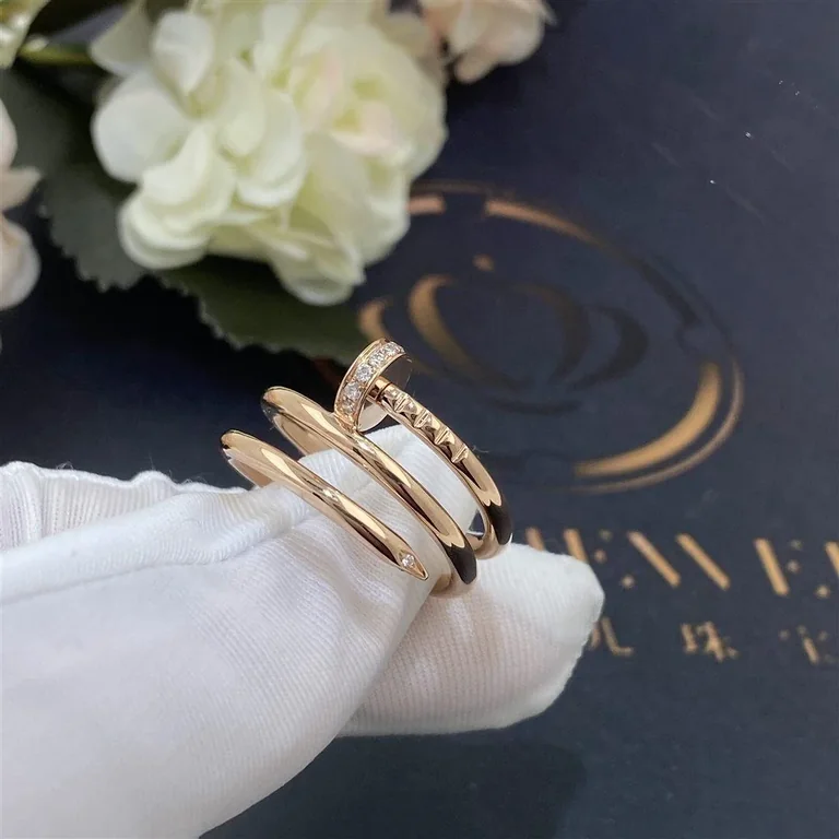 Cartier Juste un Clou Ring B4210800 Rose Gold Diamonds 3
