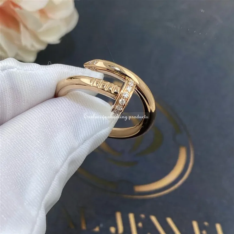 Cartier Juste un Clou Ring B4094800 Rose gold Diamonds 4