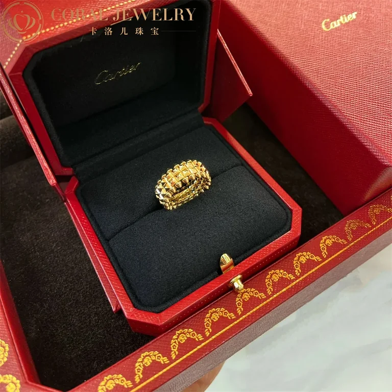 Cartier Clash De Cartier Ring B4237800 Double-row Model Rose Gold 11