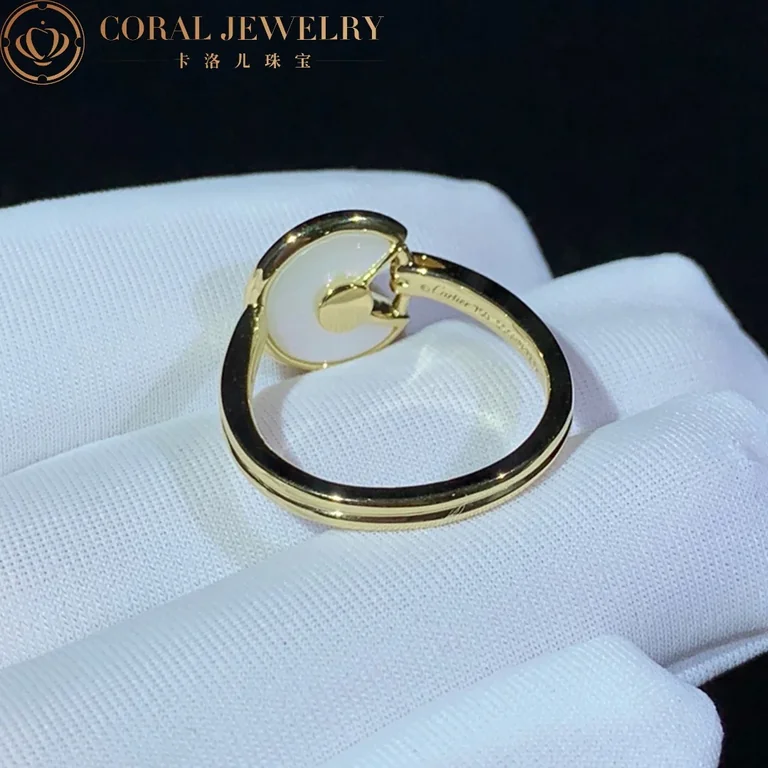 Cartier Amulette De Cartier Ring B4213300 XS Model Mother-of-pearl 2