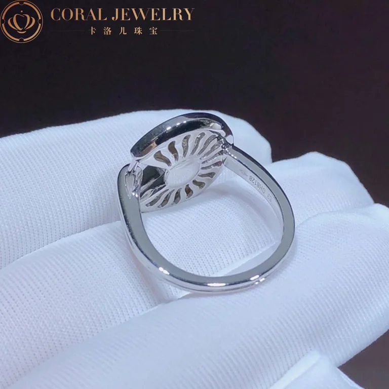 Cartier Amulette De Cartier Ring B4213600 Small Model White Gold 6