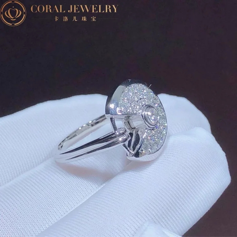 Cartier Amulette De Cartier Ring B4213600 Small Model White Gold 5