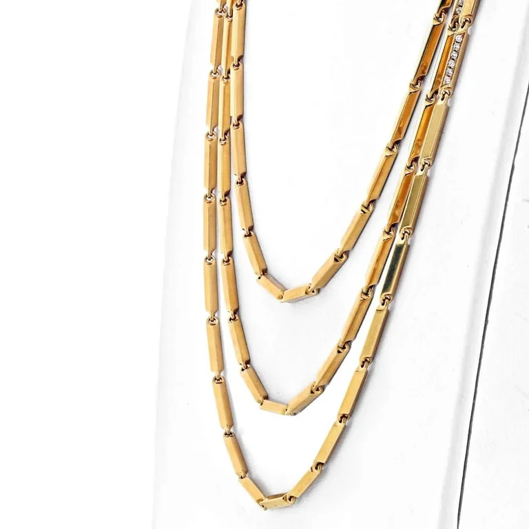 Cartier Panthère de Cartier Necklace Yellow Gold Diamond Emerald Onyx and Black Enamel Long Necklace12