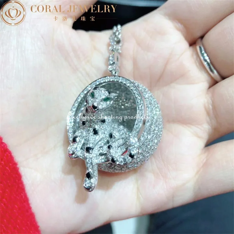 Cartier Panthère De Cartier N3109400 Necklace White Gold set Diamonds 3