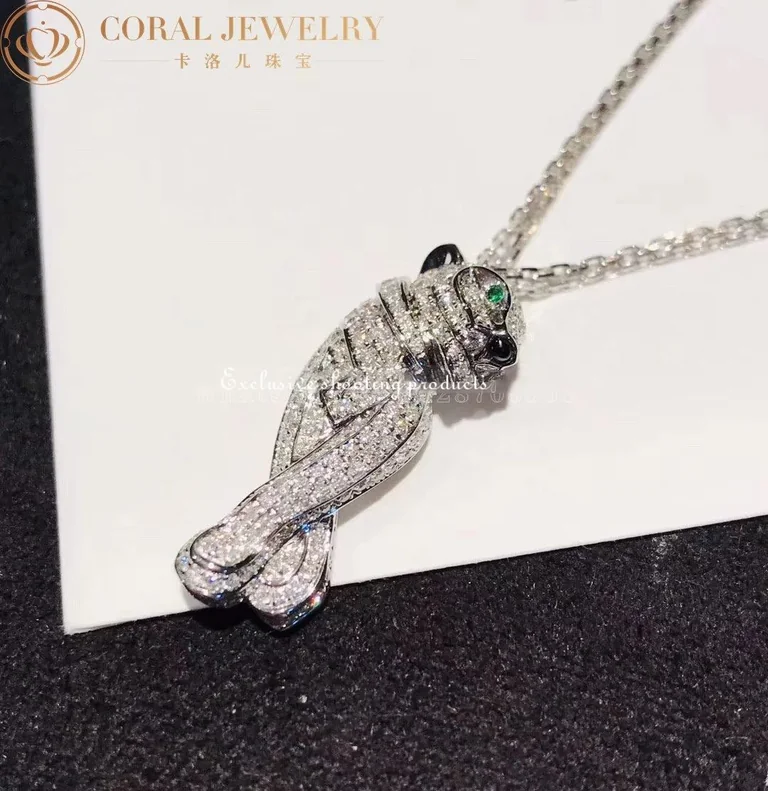 Cartier Panthère De Cartier Necklace N7219900 White Gold Diamonds 2