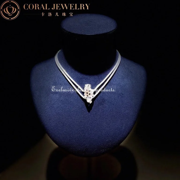 Cartier Panthère H7000539 De Cartier Necklace White Gold Diamonds High Jewelry 6