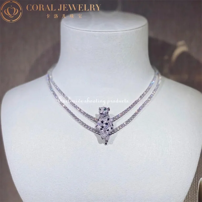 Cartier Panthère H7000539 De Cartier Necklace White Gold Diamonds High Jewelry 5