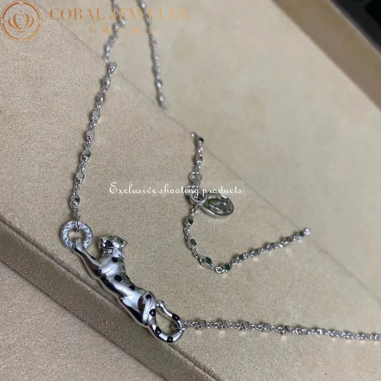 Cartier Panthère De Cartier B7224737 Necklace White Gold Diamonds 5