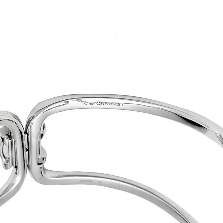 Chaumet 082221 Liens Openworked Bracelet White Gold Diamonds 2