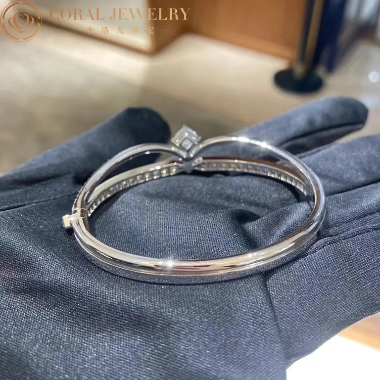 Chaumet Joséphine Eclat Floral Bracelet J1MQBR White Gold Diamonds 9