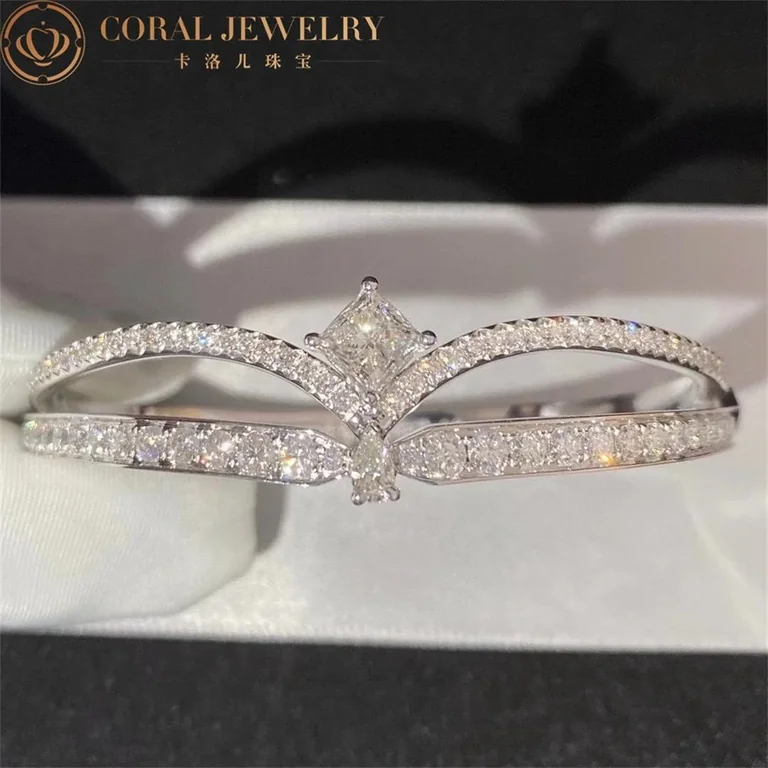 Chaumet Joséphine Eclat Floral Bracelet J1MQBR White Gold Diamonds 4