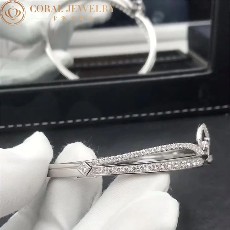 Chaumet 082841 Joséphine Eclat Floral 18ct white-gold and diamond bracelet 6