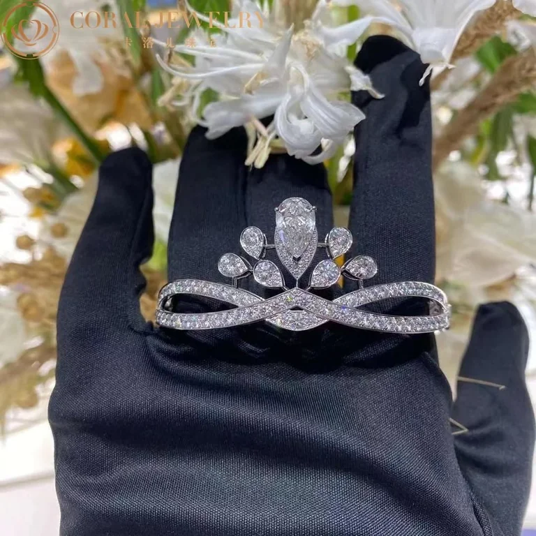 Chaumet 082663 Joséphine Aigrette Impériale Bracelet Platinum White Gold Diamonds 4