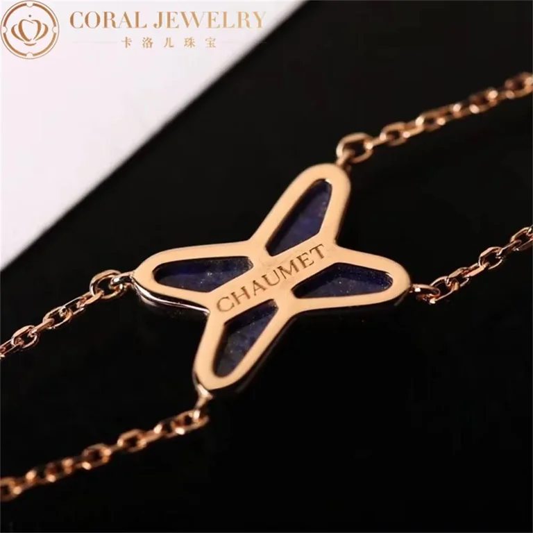 Chaumet Jeux De Liens Onyx Bracelet Rose Gold Lapis lazuli Diamond 085122 5