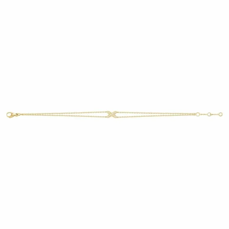 Chaumet 082115 Jeux De Liens Bracelet Yellow gold Diamonds 1