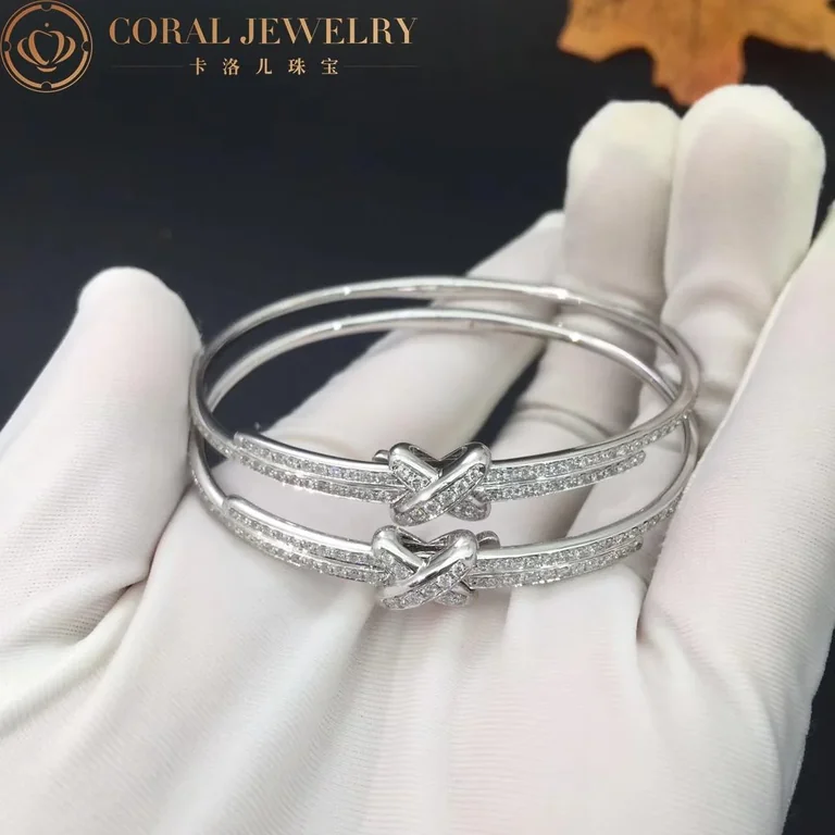 Chaumet Jeux De Liens Bracelet 081798 White Gold Diamonds 5