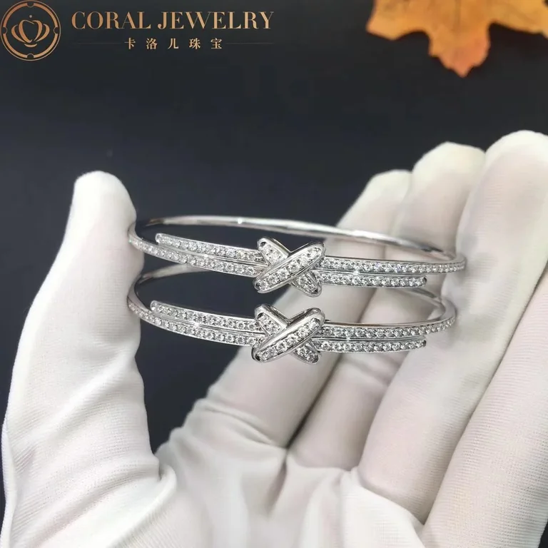 Chaumet Jeux De Liens Bracelet 081798 White Gold Diamonds 2