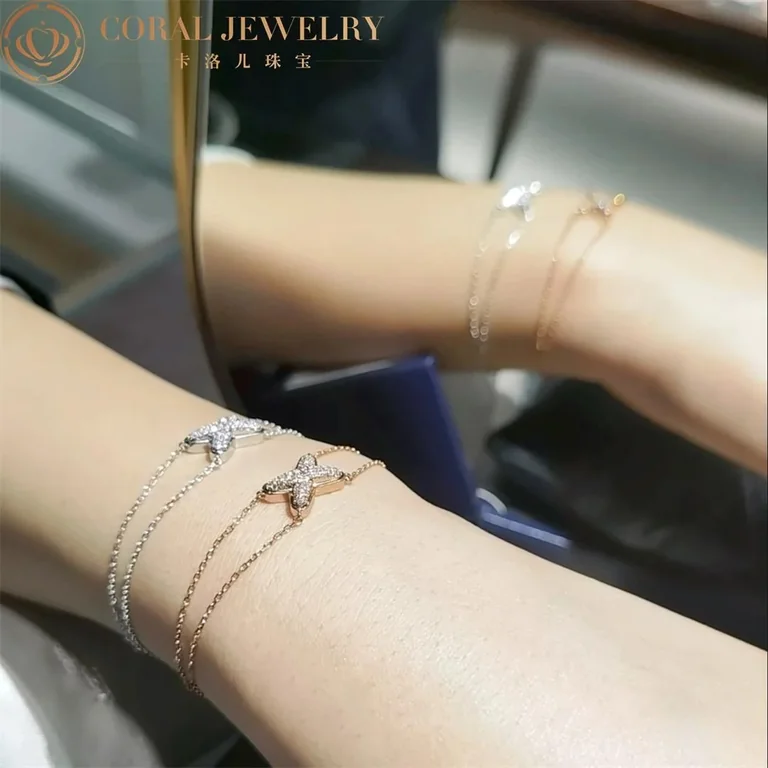 Chaumet 083222 Jeux De Liens Bracelet Rose gold Diamonds 3
