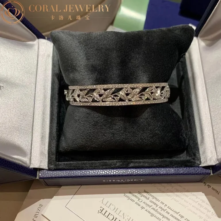 Chaumet 084314 Jardins Laurier Bracelet White Gold Diamonds 3