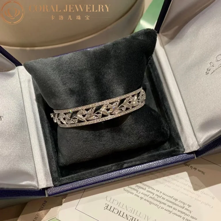 Chaumet 084314 Jardins Laurier Bracelet White Gold Diamonds 2