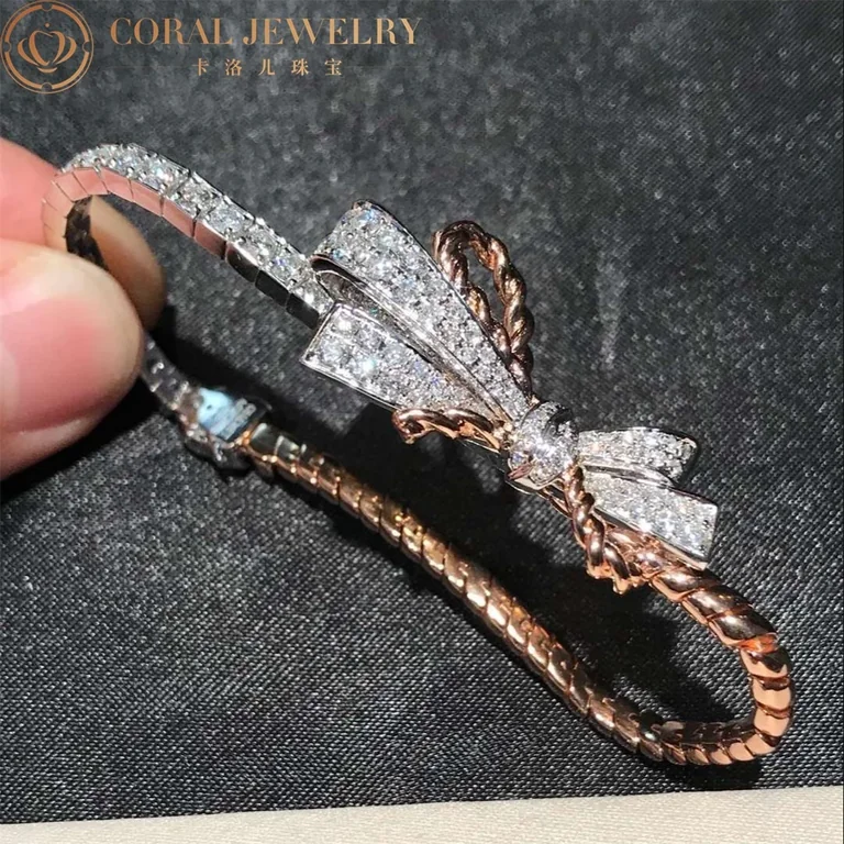 Chaumet Insolence Bracelet 083165 White Gold Rose Gold Diamonds 4
