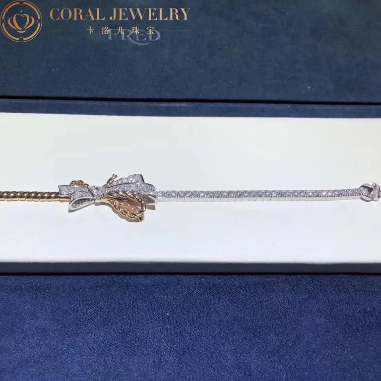 Chaumet Insolence Bracelet 083165 White Gold Rose Gold Diamonds 3