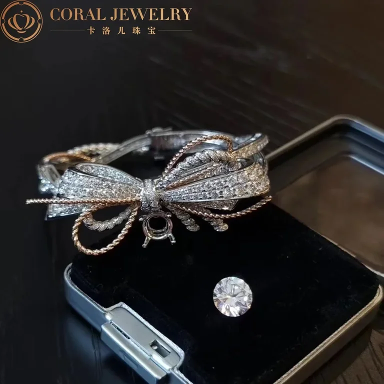 Chaumet Insolence Bracelet 082964 White Gold Rose Gold Diamonds 8
