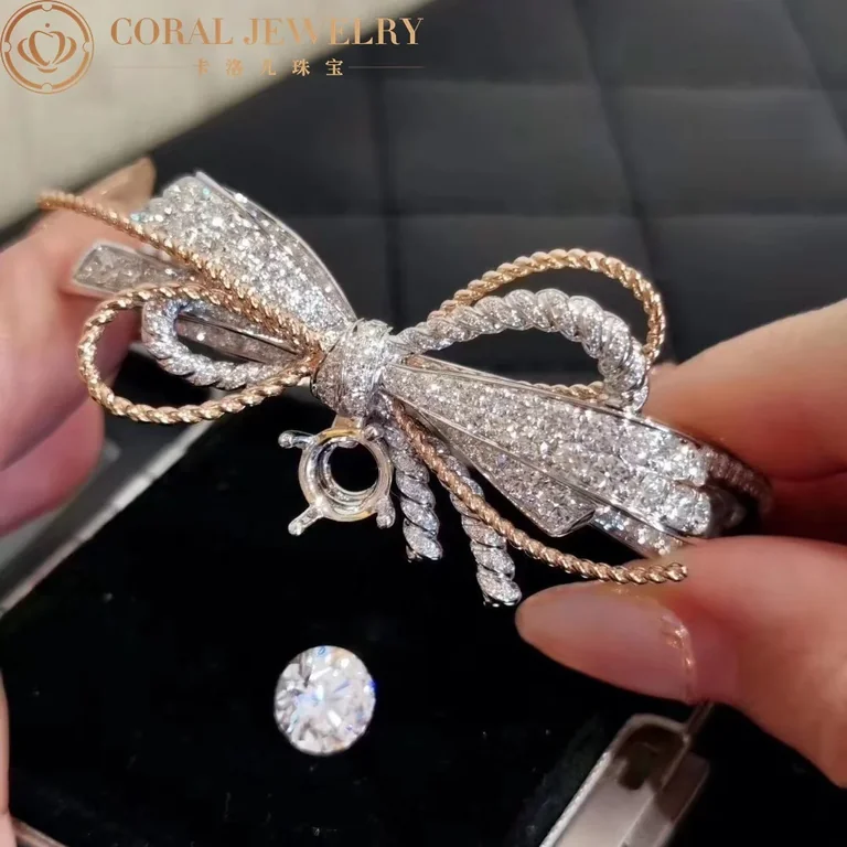 Chaumet Insolence Bracelet 082964 White Gold Rose Gold Diamonds 7