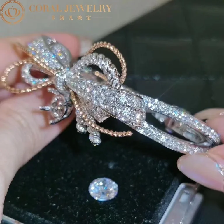 Chaumet Insolence Bracelet 082964 White Gold Rose Gold Diamonds 5