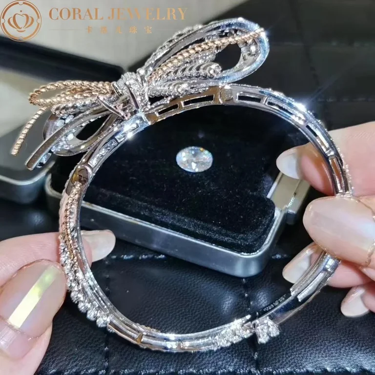 Chaumet Insolence Bracelet 082964 White Gold Rose Gold Diamonds 4