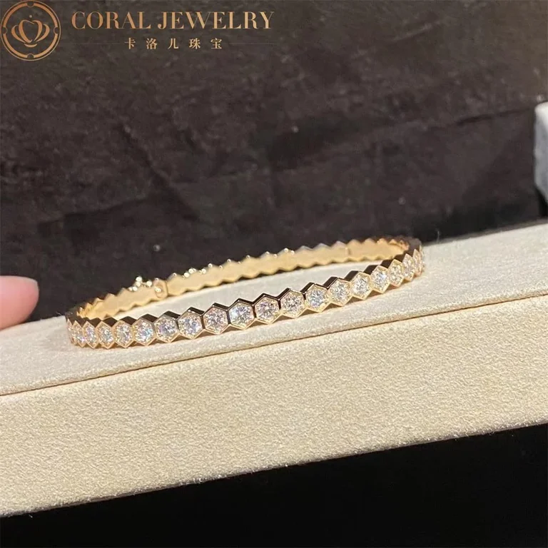 Chaumet Bee My Love Bracelet 083440 Yellow gold diamonds 12