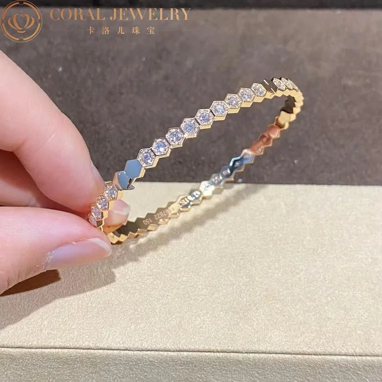 Chaumet Bee My Love Bracelet 083440 Yellow gold diamonds 8