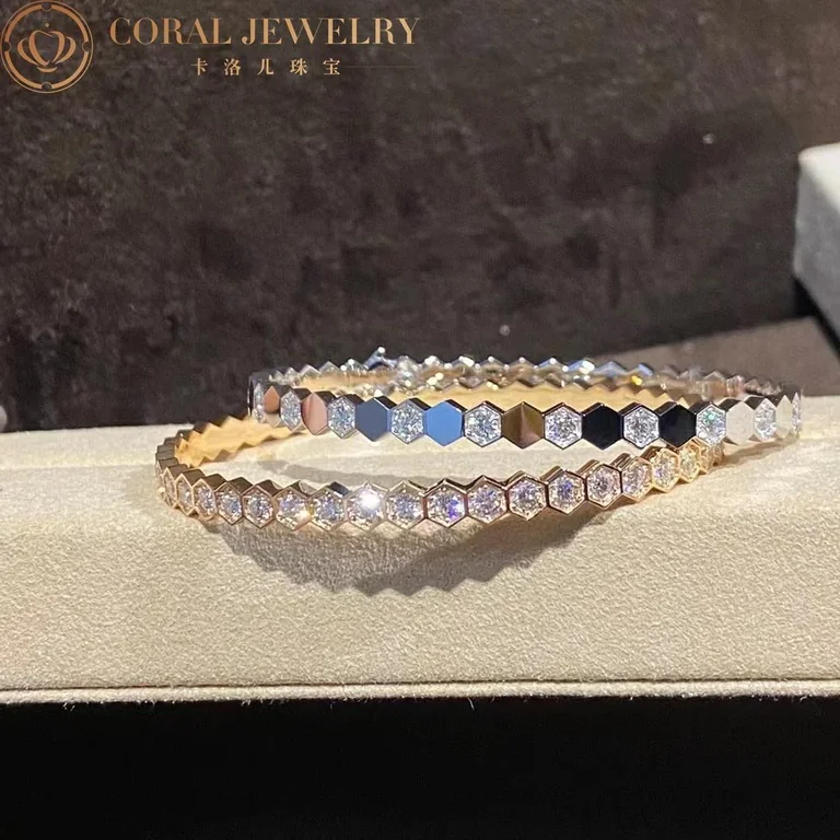 Chaumet Bee My Love Bracelet 083440 Yellow gold diamonds 7