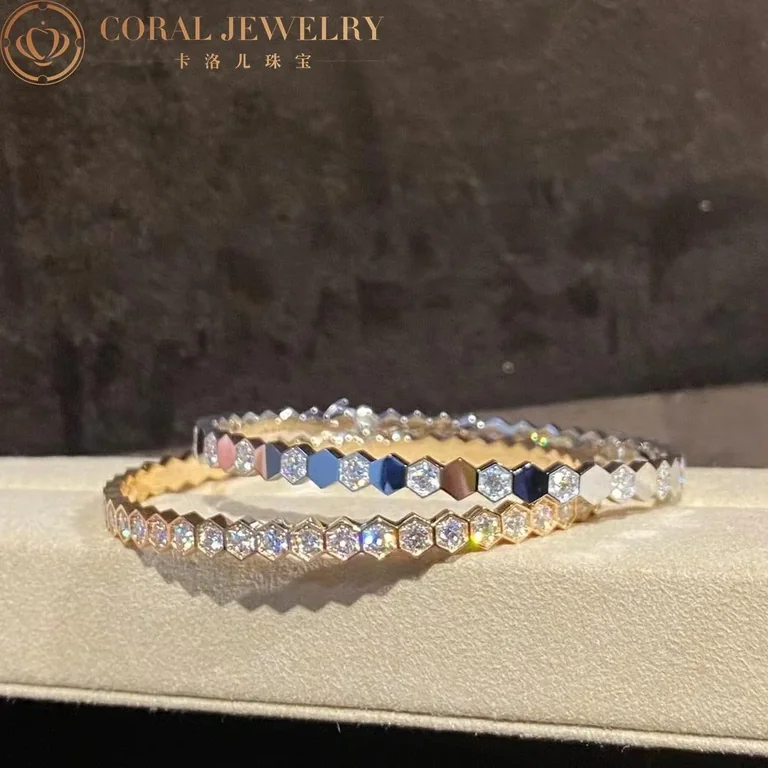Chaumet Bee My Love Bracelet 083440 Yellow gold diamonds 5