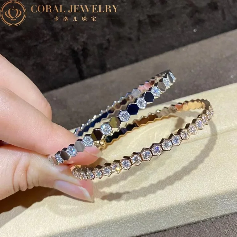 Chaumet Bee My Love Bracelet 083440 Yellow gold diamonds 2