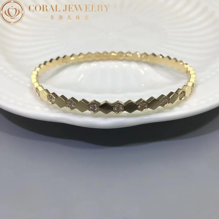Chaumet Bee My Love Bracelet 083439 Yellow gold diamonds 2