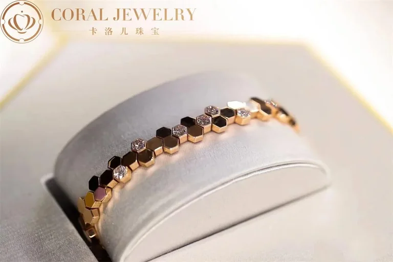 Chaumet 085088 Bee My Love Bracelet Rose Gold Diamonds 2