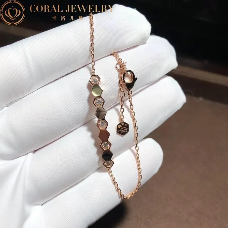 Chaumet Bee My Love Bracelet 084679 Rose gold diamonds 8