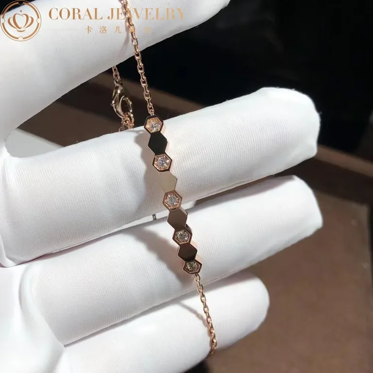 Chaumet Bee My Love Bracelet 084679 Rose gold diamonds 7