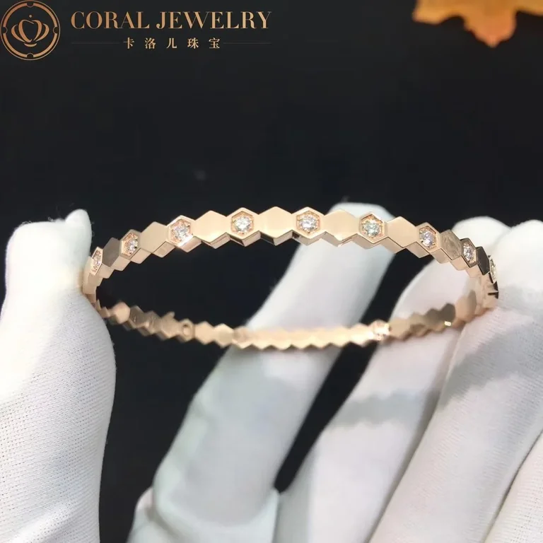 Chaumet Bee My Love Bracelet 083433 Rose gold diamonds 4