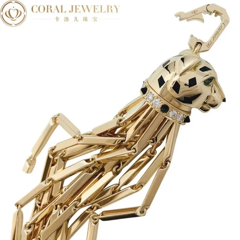 Cartier Panthère de N7051000 Cartier Necklace Yellow Gold Long Tassel Spotted Panthere Pendant 3